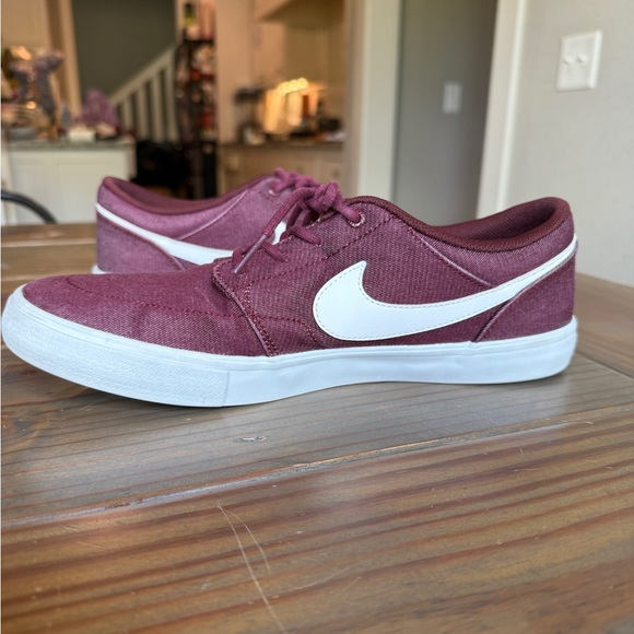 Nike Portmore 2 Canvas Premium SB Dark Team Red Shoes Size 9 Men’s 880269-610 - Picture 13 of 16